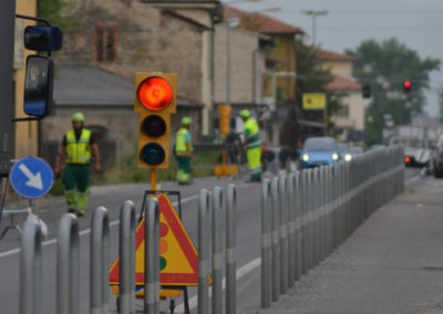 Semaforo provvisorio Quarrata, Pistoia e Firenze